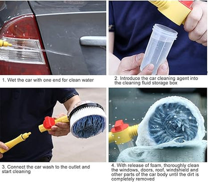 360° Car Wash Brush Kit