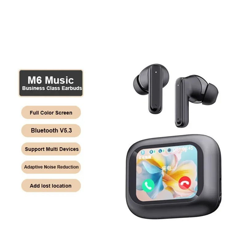 M6 Full Screen Touch Ear Buds