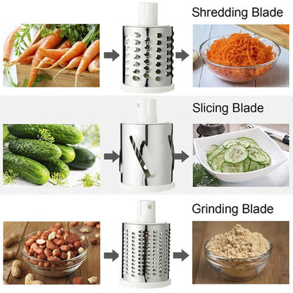 3 IN1 MANUAL VEGETABLE CUTTER SLICER