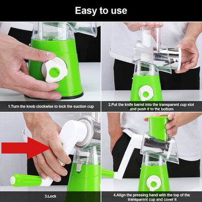 3 IN1 MANUAL VEGETABLE CUTTER SLICER